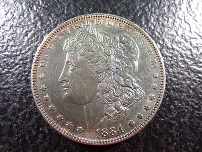 1884 MORGAN SILVER DOLLAR. CLICK THE LINK FROM YOUR INVOICE TO PAY... INVOICES ARE EMAILED 