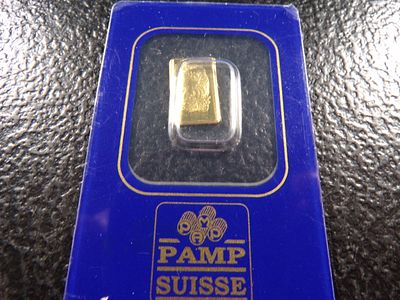 PAMP 1 GRAM 999,9 FINE GOLD BAR. CLICK THE LINK FROM YOUR INVOICE TO PAY... INVOICES ARE EMAILED 