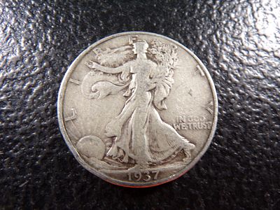 1937 WALKING LIBERTY SILVER HALF DOLLAR. CLICK THE LINK FROM YOUR INVOICE TO PAY... INVOICES ARE 