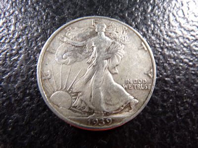 1939 WALKING LIBERTY SILVER HALF DOLLAR. CLICK THE LINK FROM YOUR INVOICE TO PAY... INVOICES ARE 