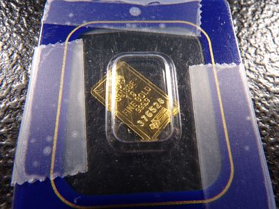 PAMP 1 GRAM 999,9 FINE GOLD BAR. CLICK THE LINK FROM YOUR INVOICE TO PAY... INVOICES ARE EMAILED 