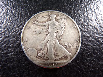 1937-S WALKING LIBERTY SILVER HALF DOLLAR. CLICK THE LINK FROM YOUR INVOICE TO PAY... INVOICES 