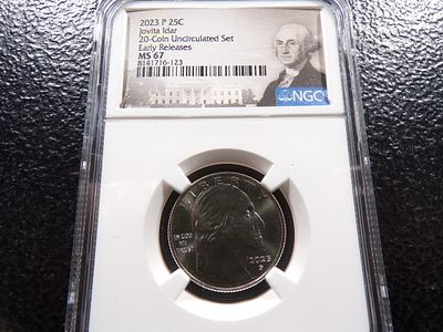 2023-P NGC MS67 JOVITA IDAR QUARTER. CLICK THE LINK FROM YOUR INVOICE TO PAY... INVOICES ARE 