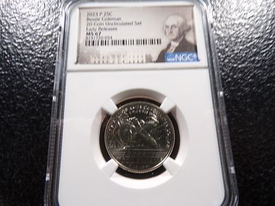 2023-P NGC MS67 BESSIE COLEMAN QUARTER. CLICK THE LINK FROM YOUR INVOICE TO PAY... INVOICES ARE 