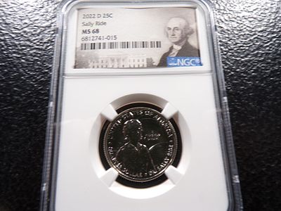 2022-D NGC MS68 SALLY RIDE QUARTER. CLICK THE LINK FROM YOUR INVOICE TO PAY... INVOICES ARE 