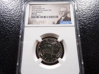 2023-D NGC MS67 EDITH KANAKA'OLE QUARTER. CLICK THE LINK FROM YOUR INVOICE TO PAY... INVOICES 