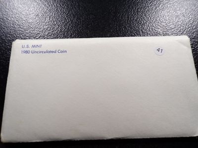 1980 P&D UNCIRCULATED COIN SET. CLICK THE LINK FROM YOUR INVOICE TO PAY... INVOICES ARE EMAILED 