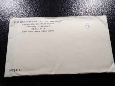 1972 P&D UNCIRCULATED COIN SET. CLICK THE LINK FROM YOUR INVOICE TO PAY... INVOICES ARE EMAILED 