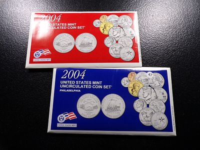 2004 P&D UNCIRCULATED COIN SET. CLICK THE LINK FROM YOUR INVOICE TO PAY... INVOICES ARE EMAILED 