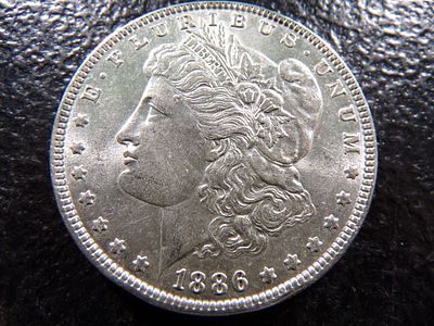 1886 MORGAN SILVER DOLLAR. CLICK THE LINK FROM YOUR INVOICE TO PAY... INVOICES ARE EMAILED 