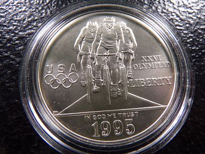 1995-D OLYMPICS ATLANTA COMMEM SILVER DOLLAR. CLICK THE LINK FROM YOUR INVOICE TO PAY... 