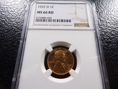 1937-D NGC MS66RD LINCOLN WHEAT CENT. CLICK THE LINK FROM YOUR INVOICE TO PAY... INVOICES ARE 