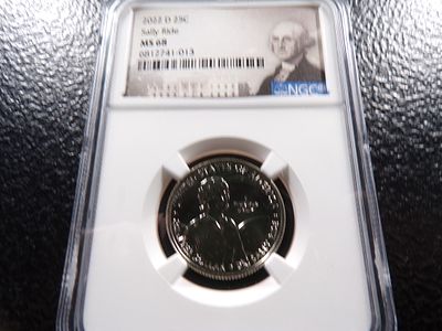 2022-D NGC MS68 SALLY RIDE QUARTER. CLICK THE LINK FROM YOUR INVOICE TO PAY... INVOICES ARE 