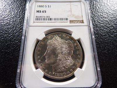1880-S NGC MS65 MORGAN SILVER DOLLAR *****MS65. CLICK THE LINK FROM YOUR INVOICE TO PAY... 
