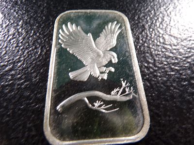 PROSPECTOR 1 OUNCE .999 FINE SILVER BAR *****1 OZ. SILVER. CLICK THE LINK FROM YOUR INVOICE TO 
