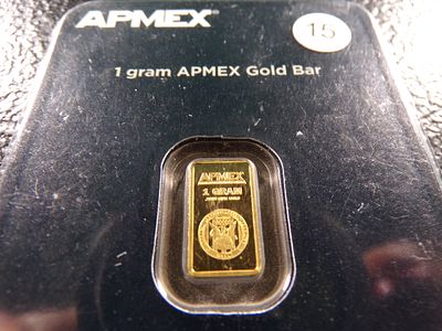 APMEX 1 GRAM .9999 FINE GOLD BAR *****1 GRAM GOLD. CLICK THE LINK FROM YOUR INVOICE TO PAY... 