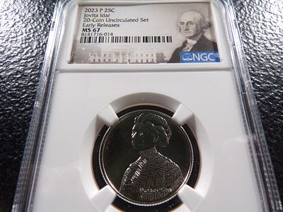 2023-P NGC MS67 JOVITA IDAR QUARTER. CLICK THE LINK FROM YOUR INVOICE TO PAY... INVOICES ARE 
