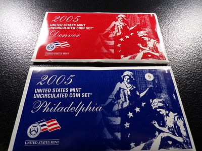 2005 UNITED STATES MINT P&D UNCIRCULATED COIN SET. CLICK THE LINK FROM YOUR INVOICE TO PAY... 