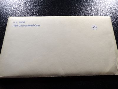 1980 UNITED STATES MINT P&D UNCIRCULATED COIN SET. CLICK THE LINK FROM YOUR INVOICE TO PAY... 