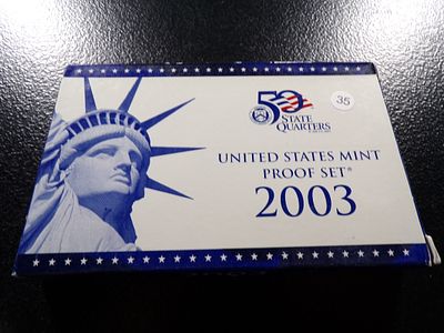 2003 UNITED STATES MINT PROOF SET. CLICK THE LINK FROM YOUR INVOICE TO PAY... INVOICES ARE 