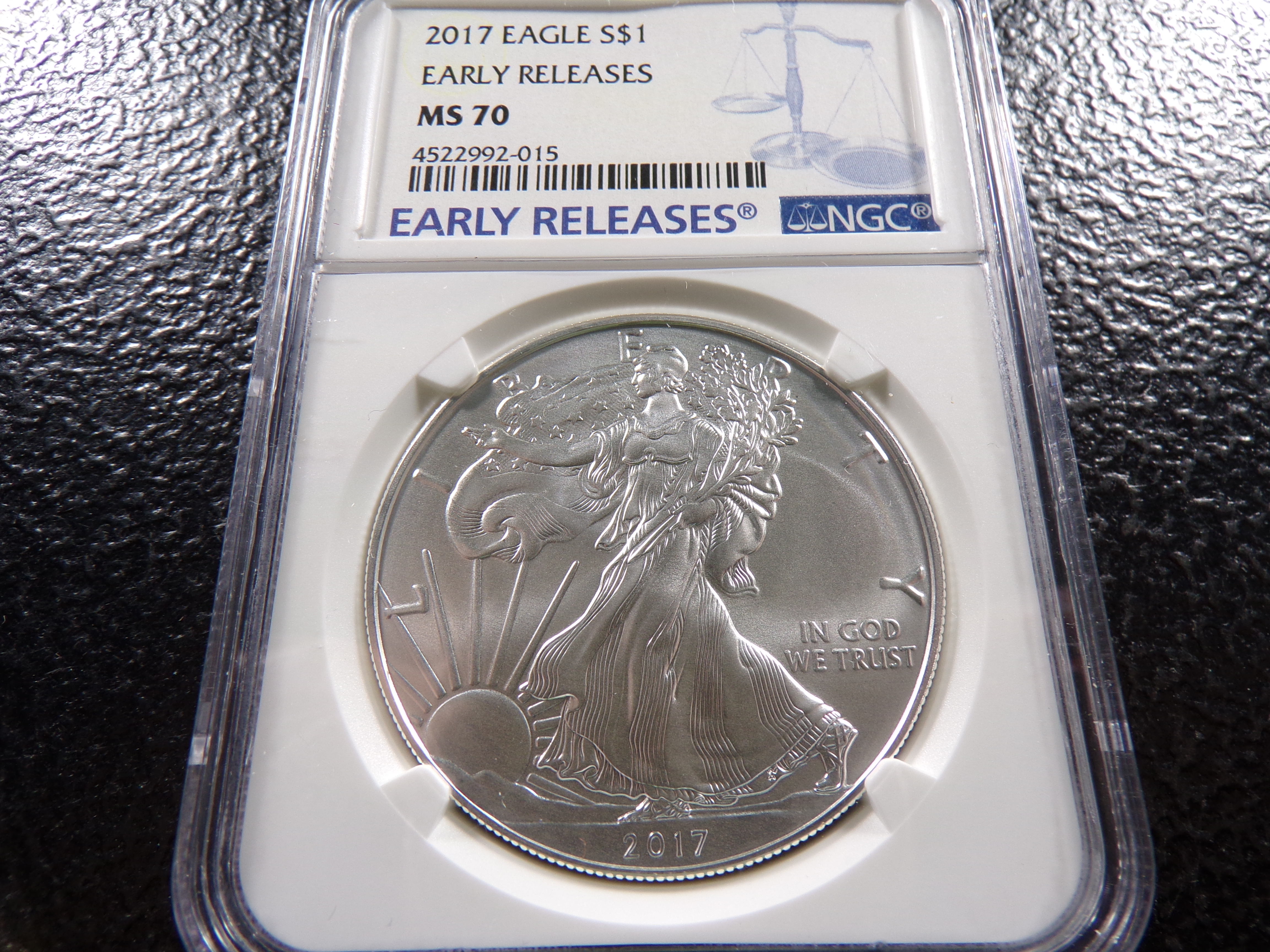 2017 NGC MS70 EARLY RELEASES AMERICAN SILVER EAGLE DOLLAR