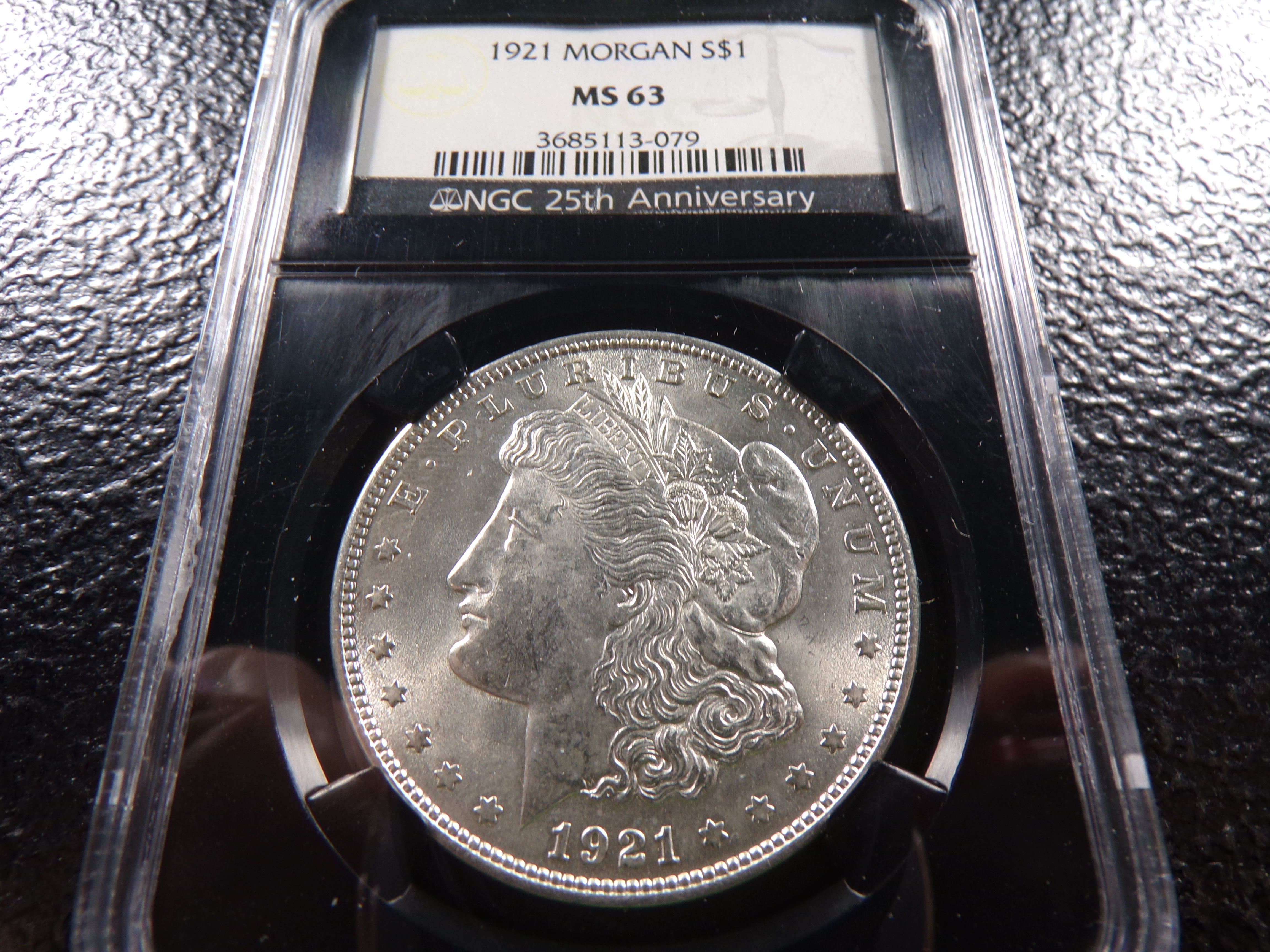 1921 NGC MS63 MORGAN SILVER DOLLAR