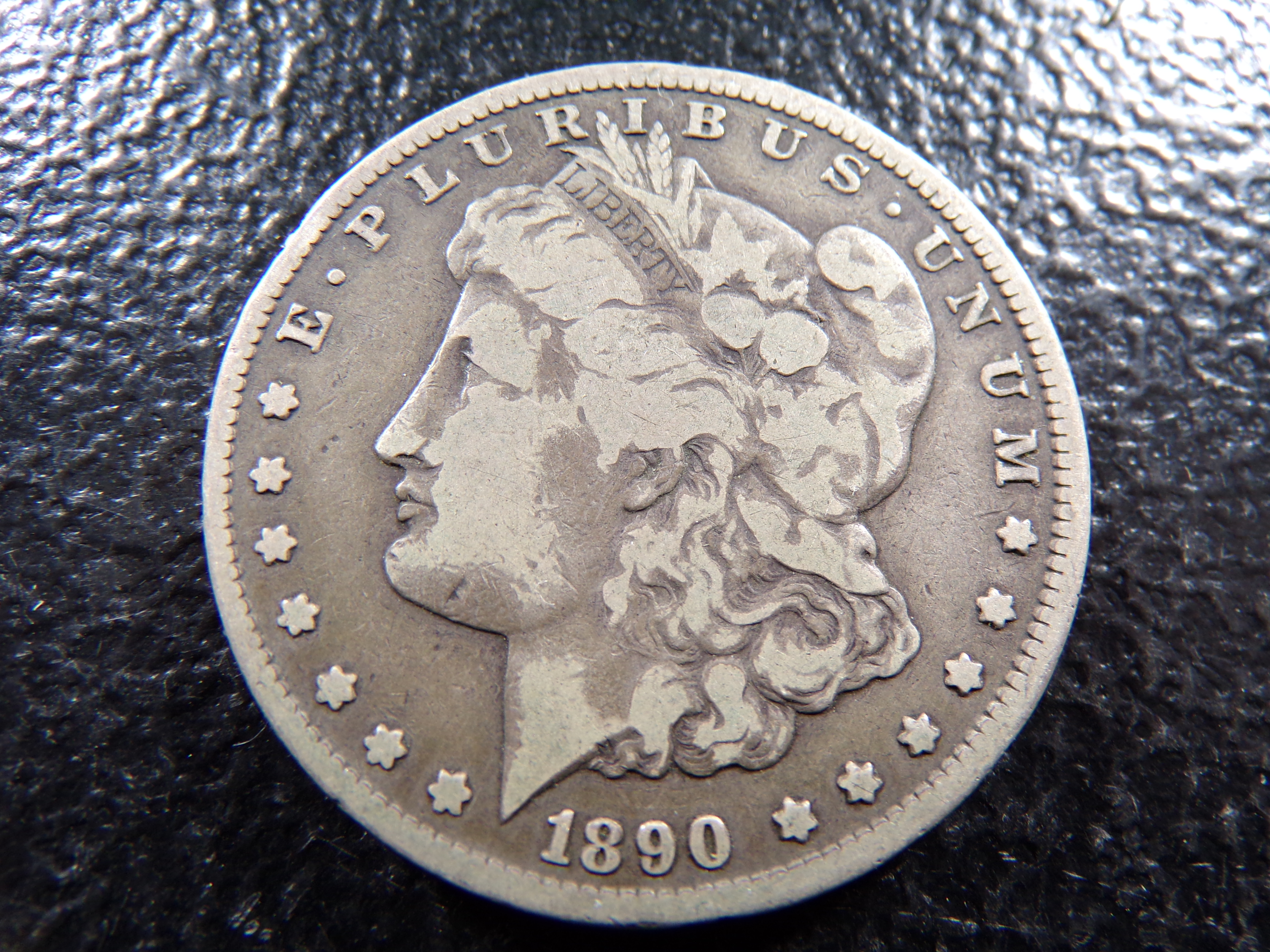 1890-CC CARSON CITY MORGAN SILVER DOLLAR