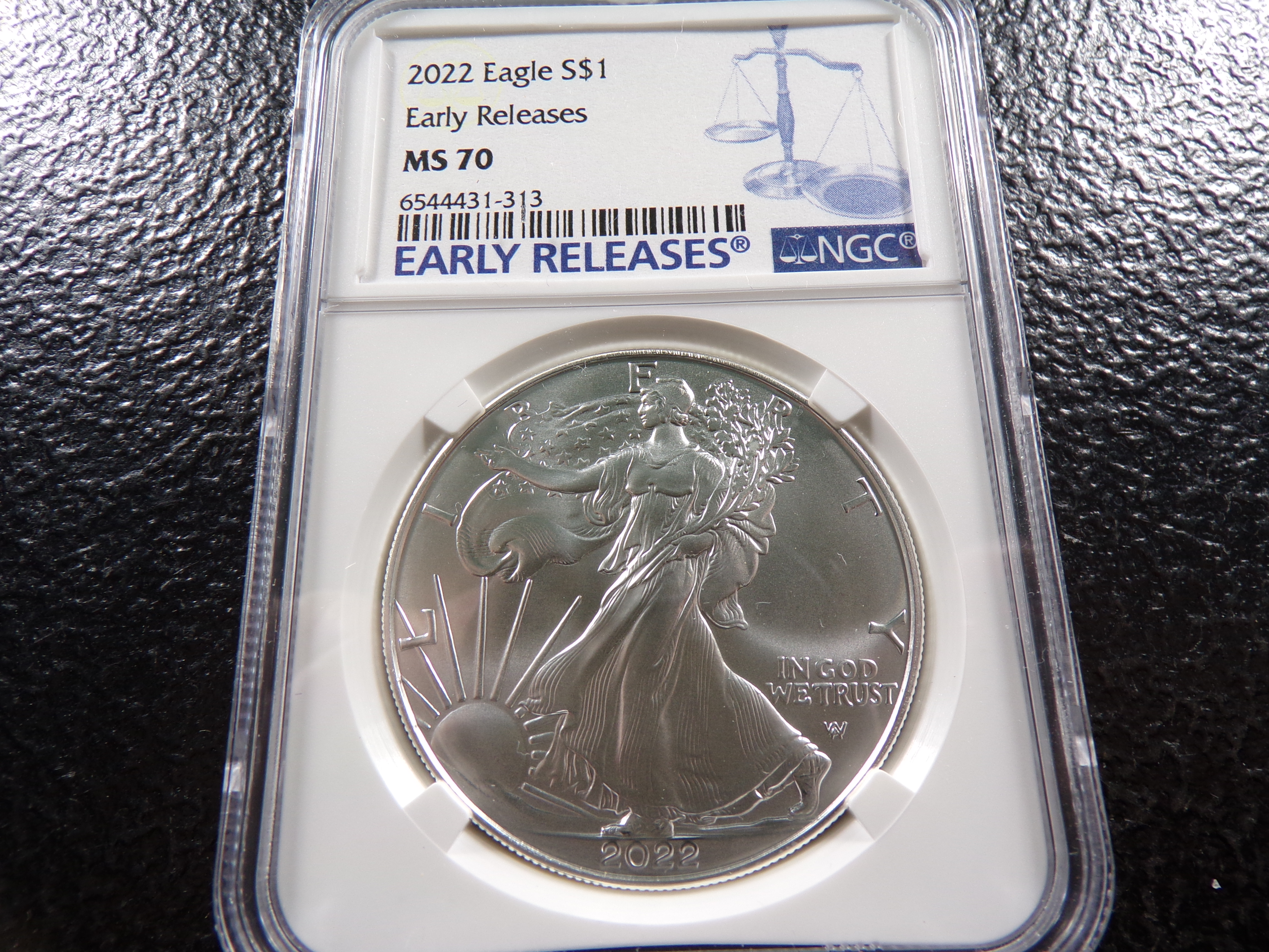 2022 NGC MS70 EARLY RELEASES AMERICAN SILVER EAGLE DOLLAR