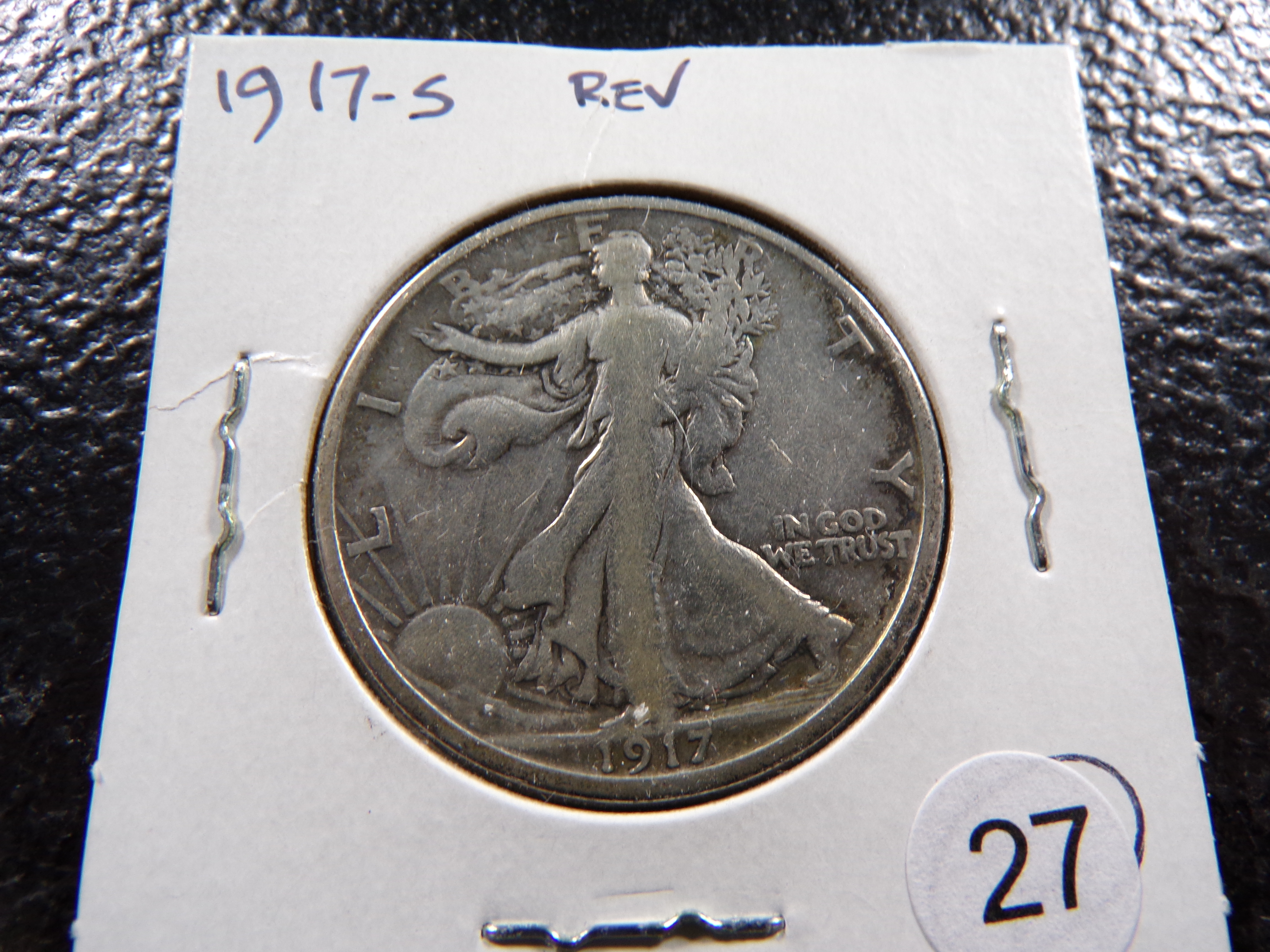 1917-S REV. WALKING LIBERTY SILVER HALF DOLLAR