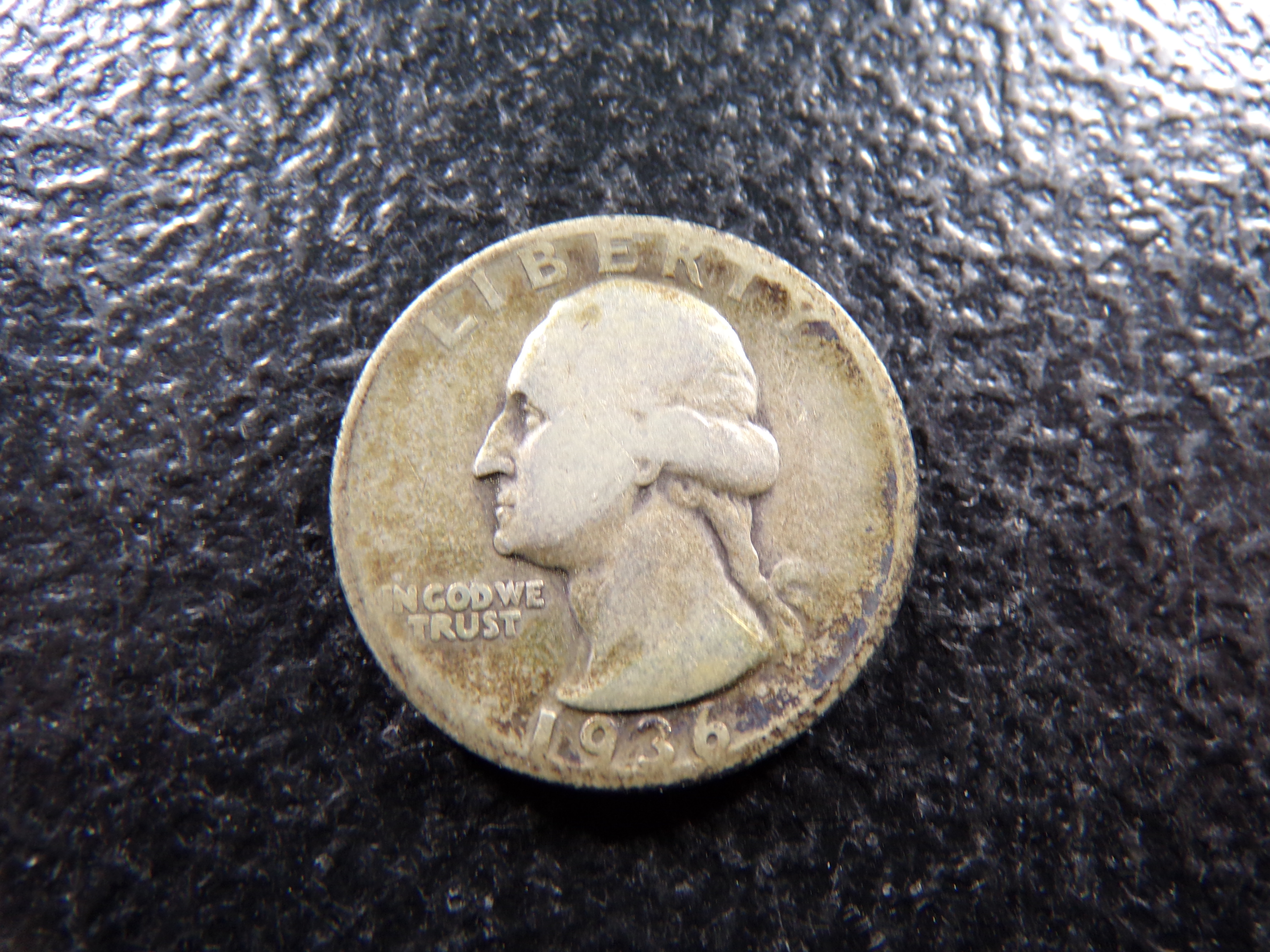 1936 WASHINGTON SILVER QUARTER ***MINTED 41.3 MILLION