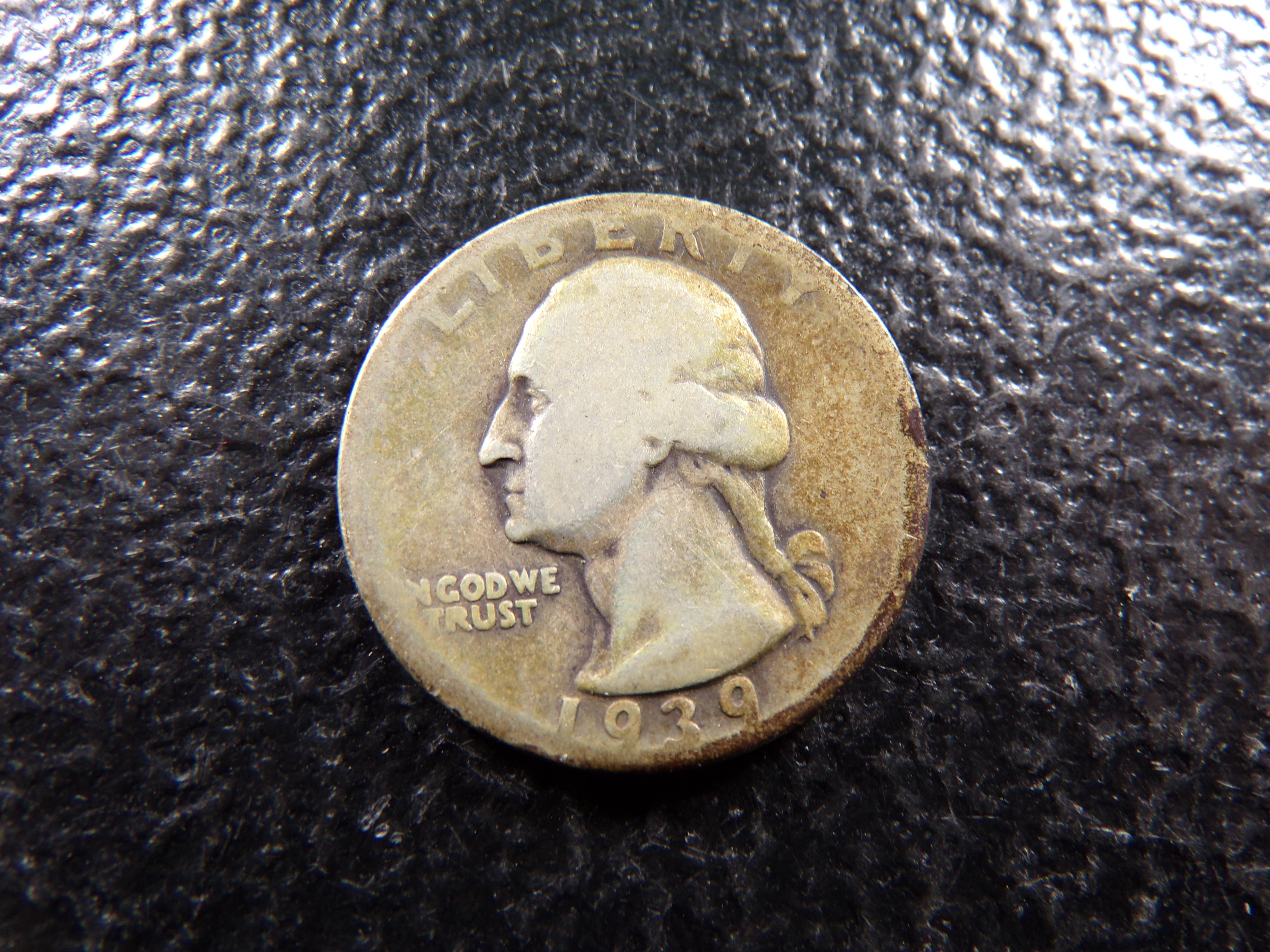 1939-D WASHINGTON SILVER QUARTER ***MINTED 57.1 MILLION