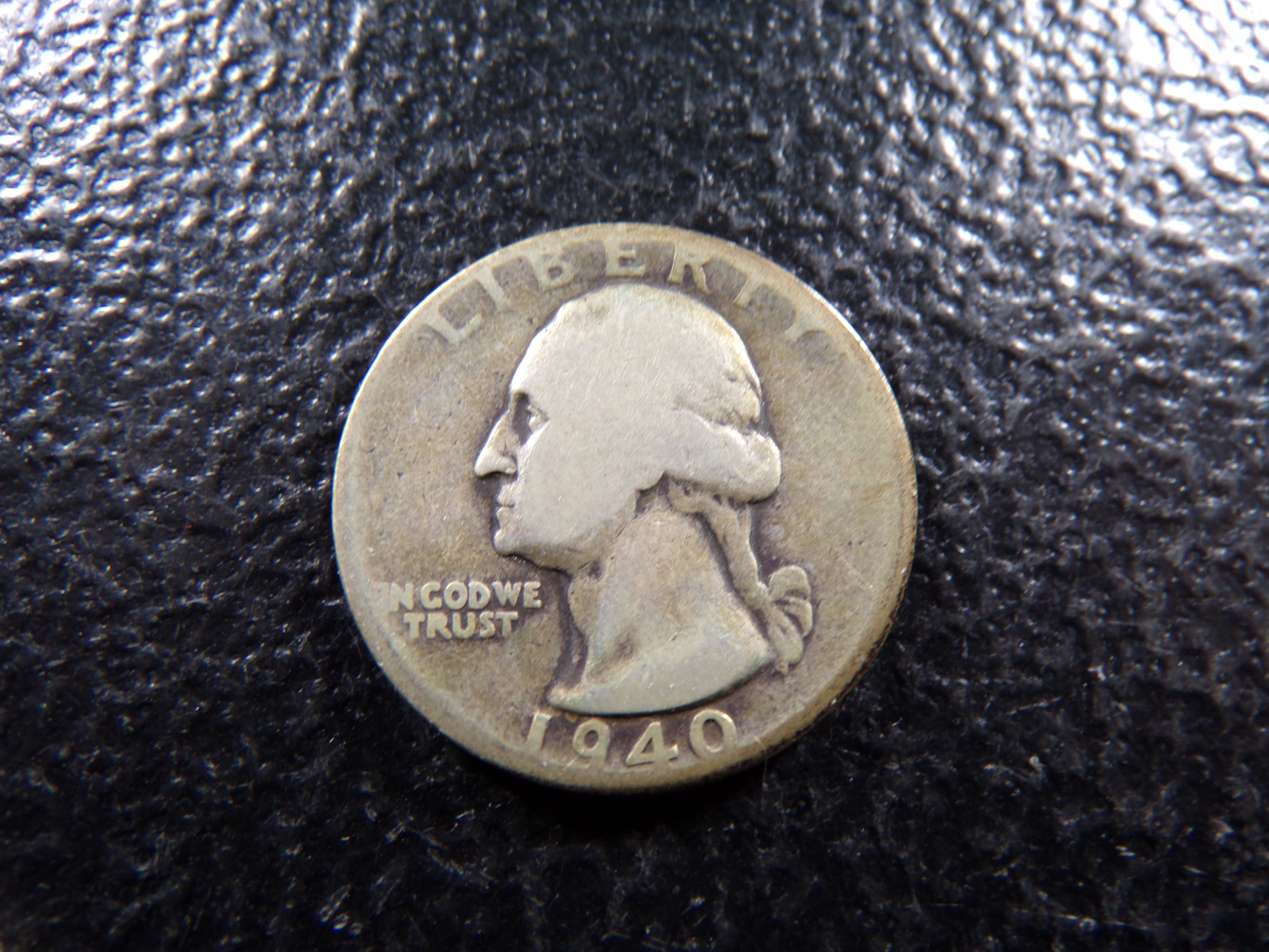 1940 WASHINGTON SILVER QUARTER ***MINTED 35.7 MILLION