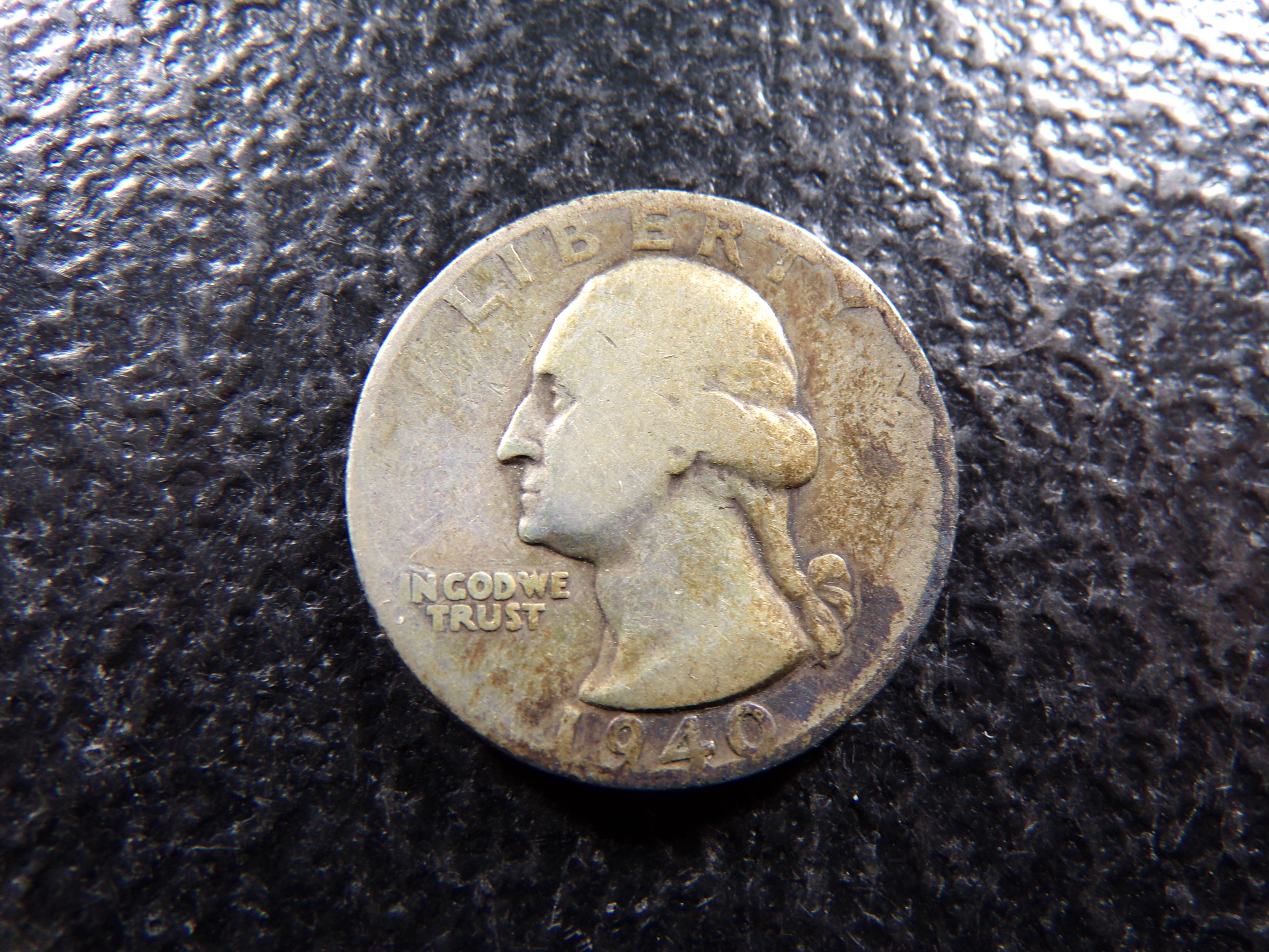 1940-S WASHINGTON SILVER QUARTER ***MINTED 8.2 MILLION