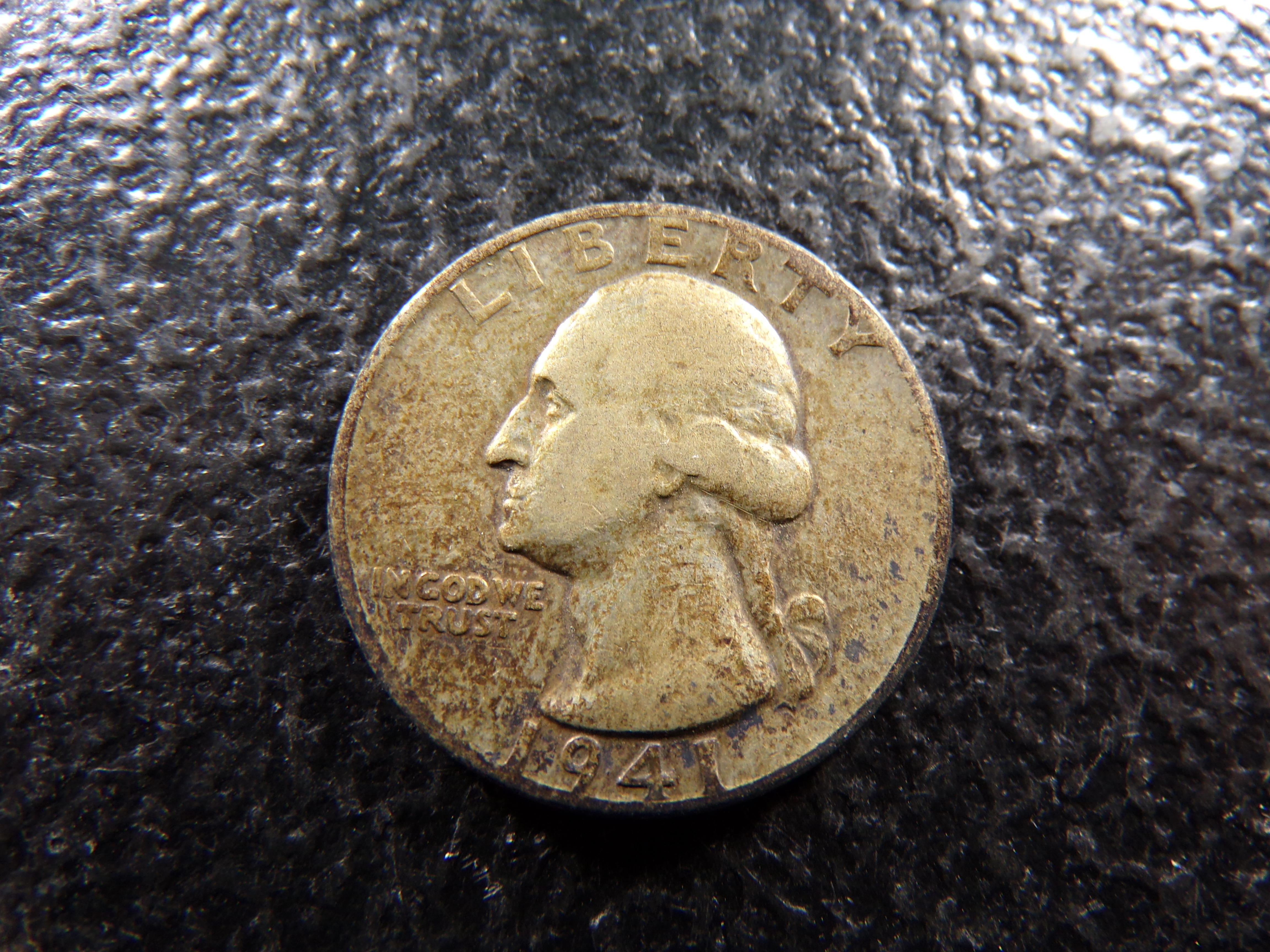 1941 WASHINGTON SILVER QUARTER ***MINTED 79 MILLION