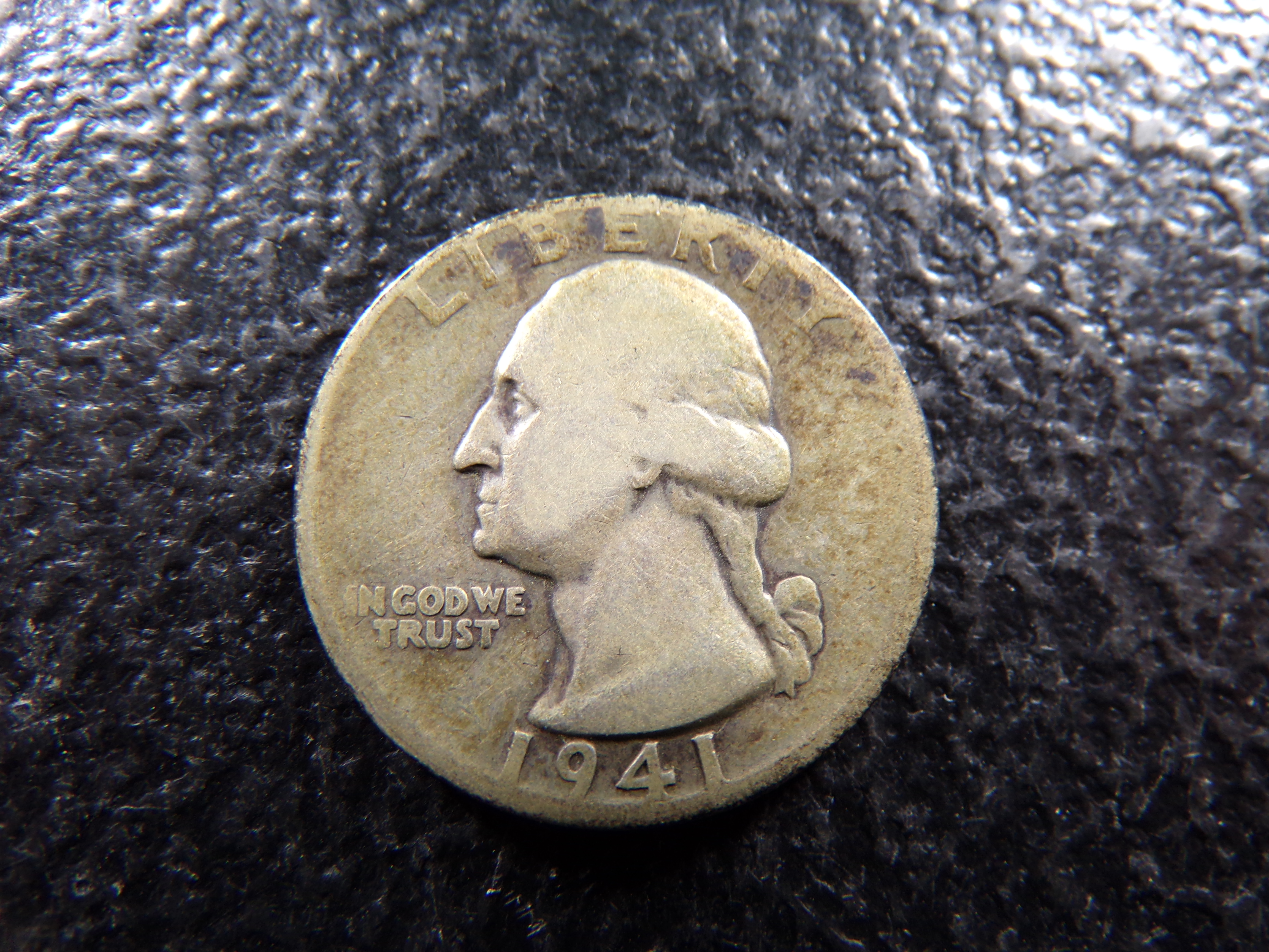 1941-S WASHINGTON SILVER QUARTER ***MINTED 16.1 MILLION