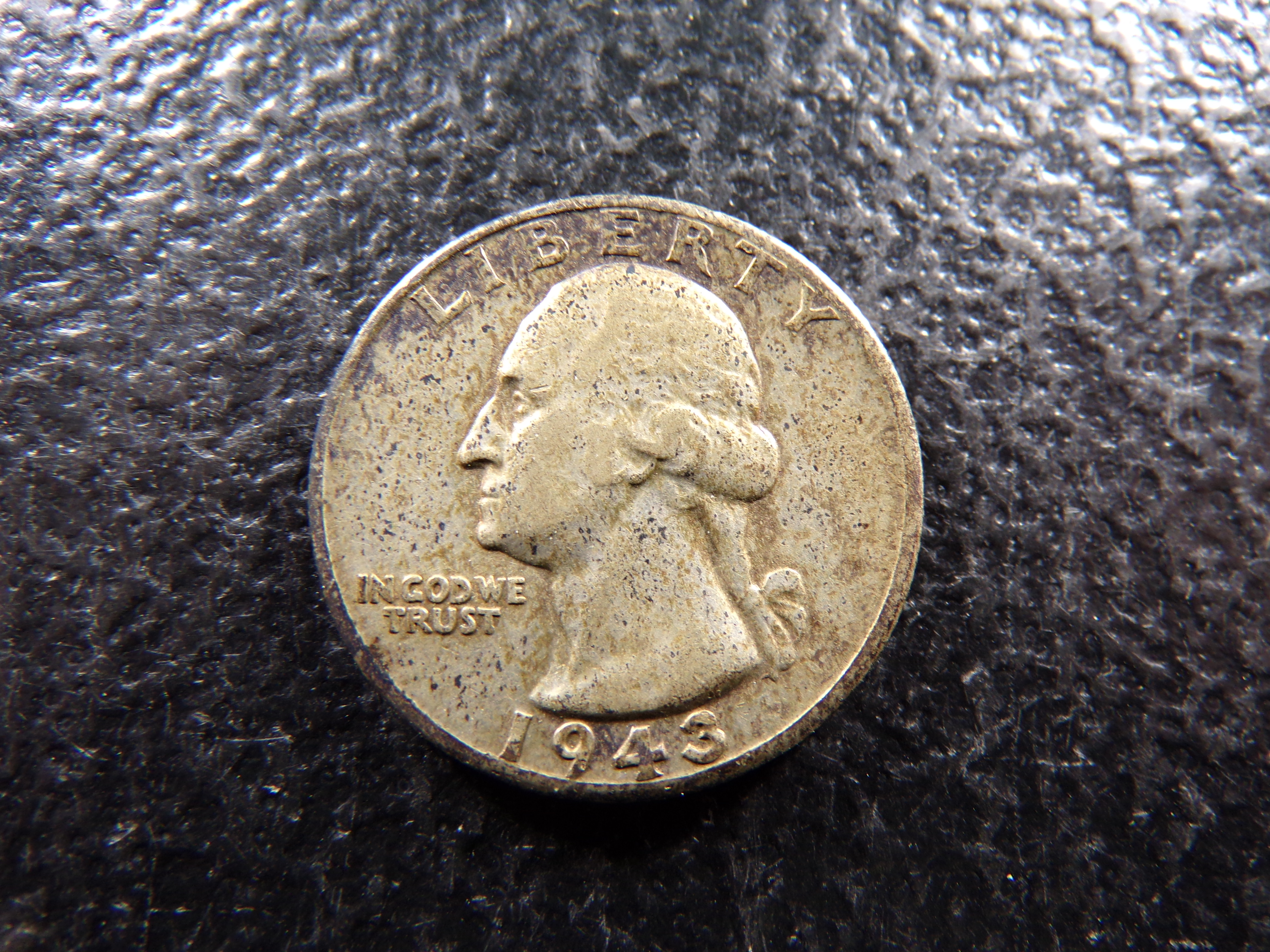 1943 WASHINGTON SILVER QUARTER ***MINTED 99.7 MILLION