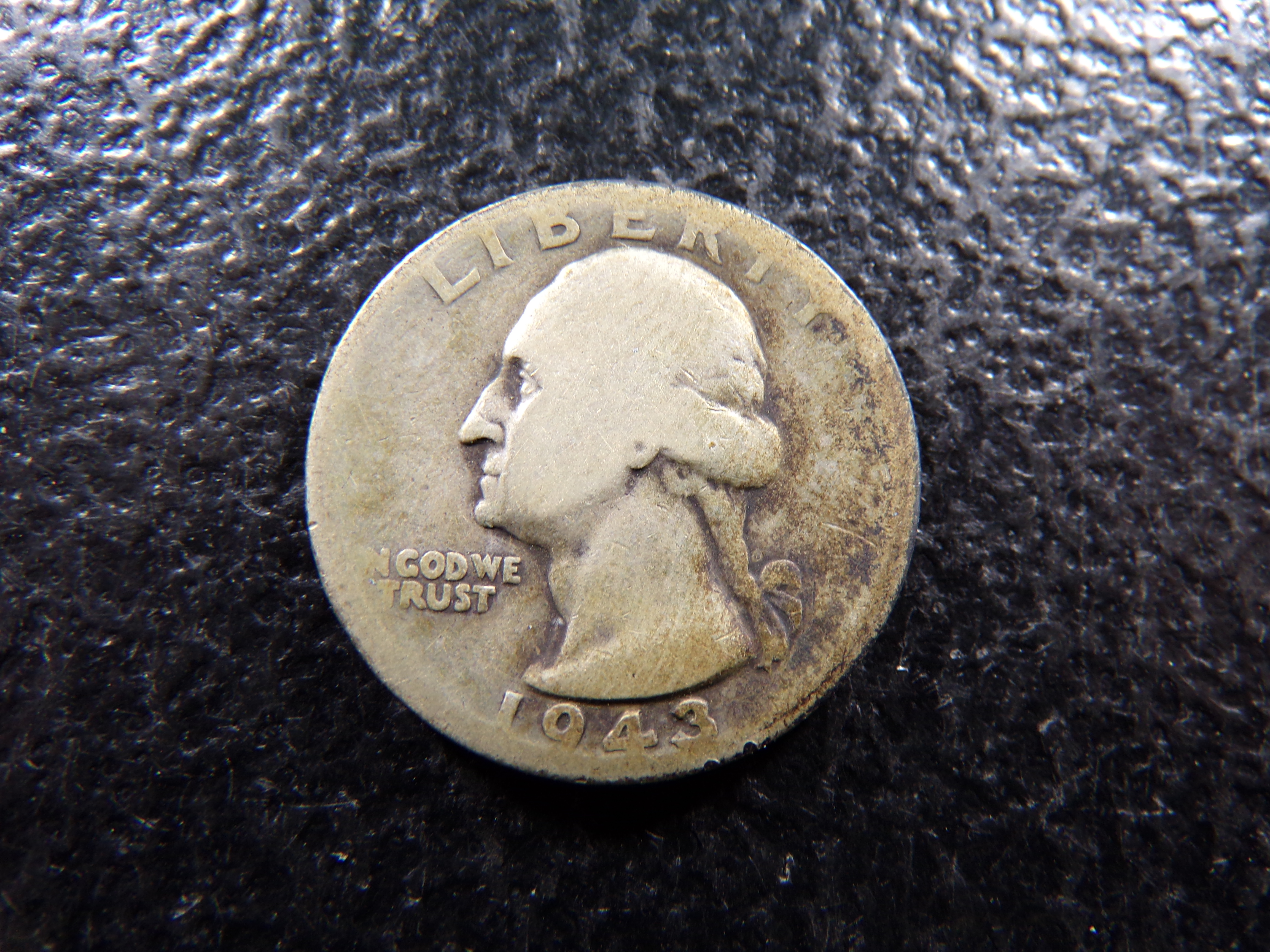 1943-D WASHINGTON SILVER QUARTER ***MINTED 16.1 MILLION