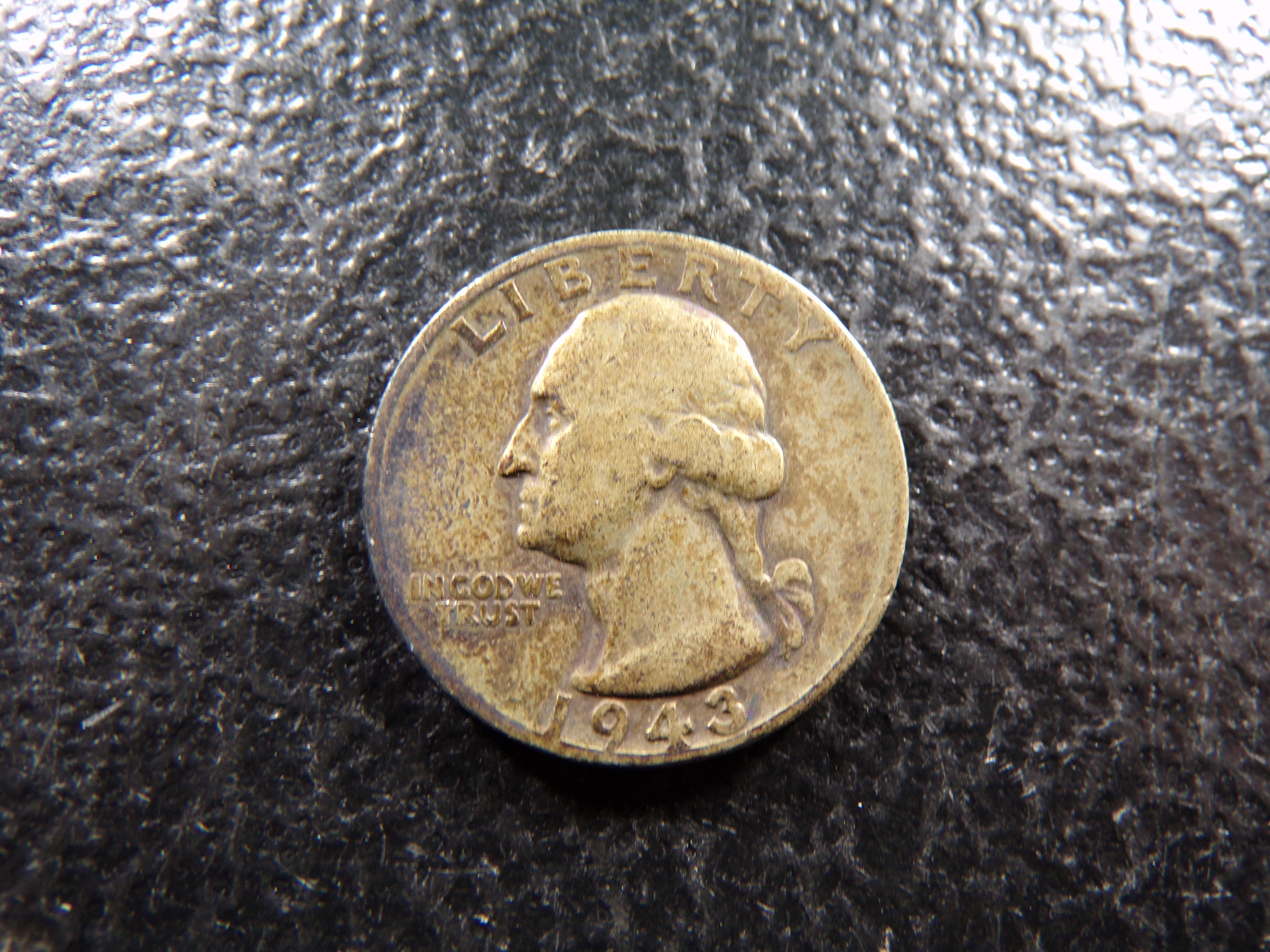1943-S WASHINGTON SILVER QUARTER ***MINTED 21.7 MILLION