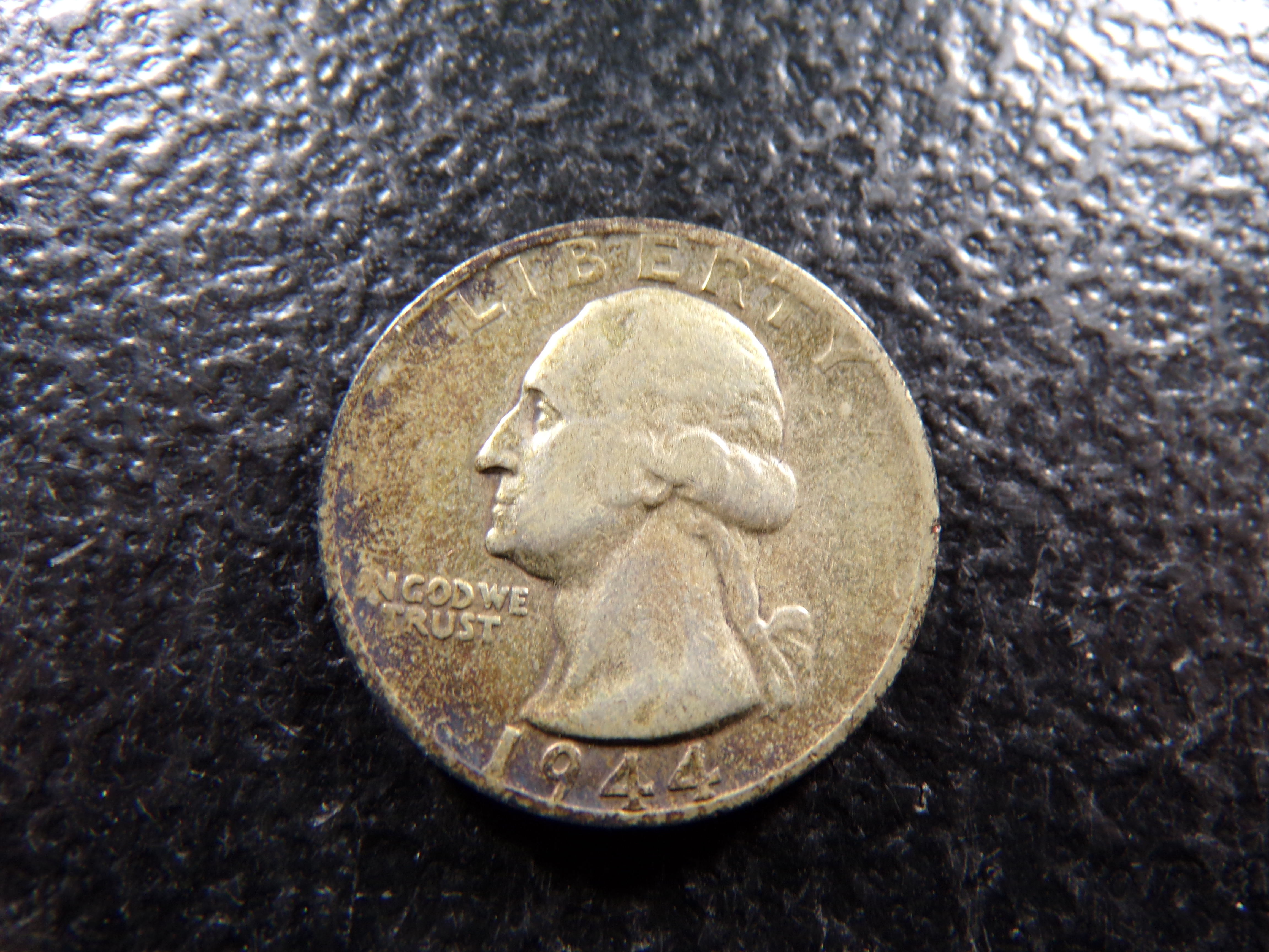 1944-S WASHINGTON SILVER QUARTER ***MINTED 12.6 MILLION