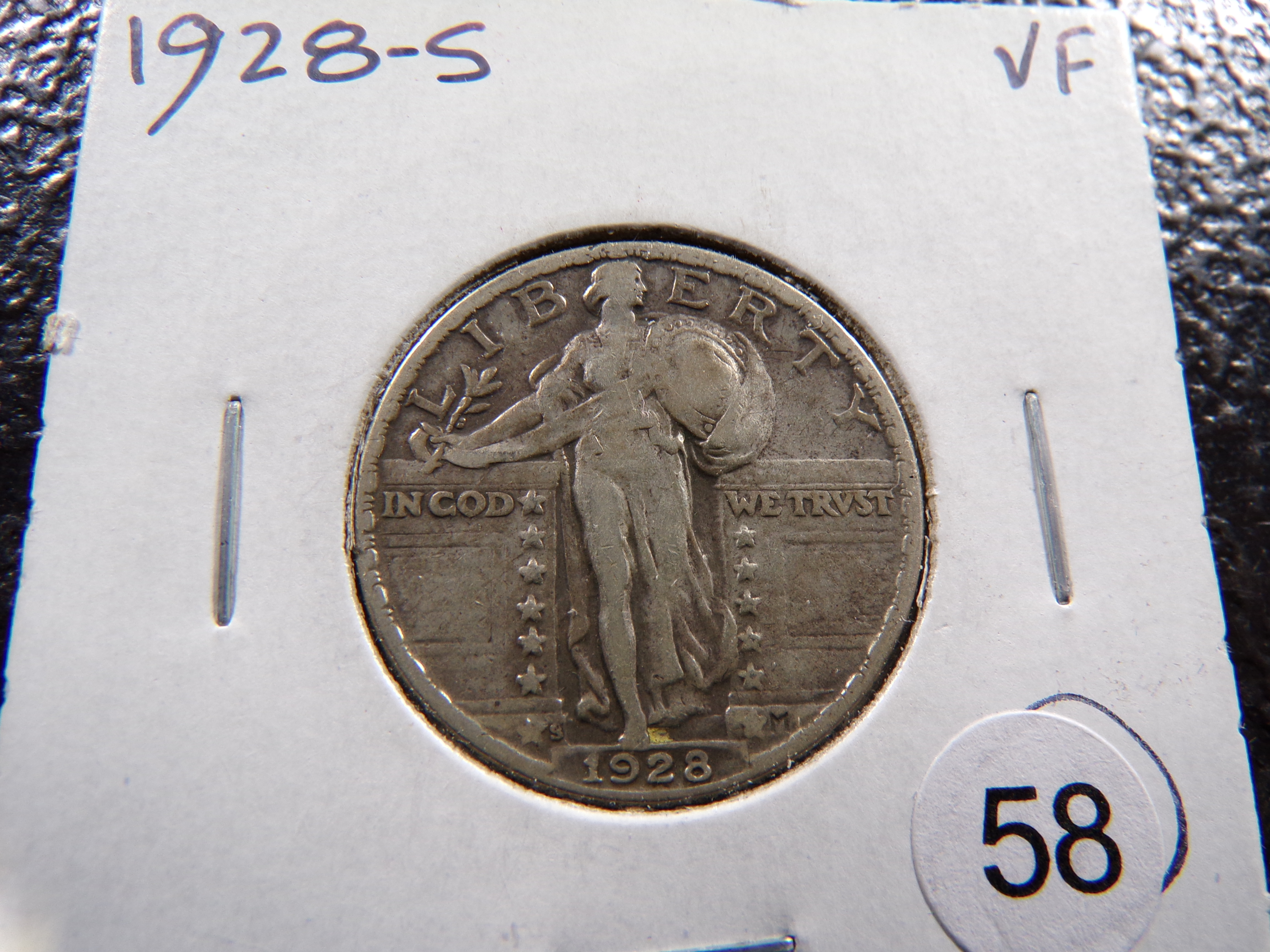 1928-S STANDING LIBERTY SILVER QUARTER