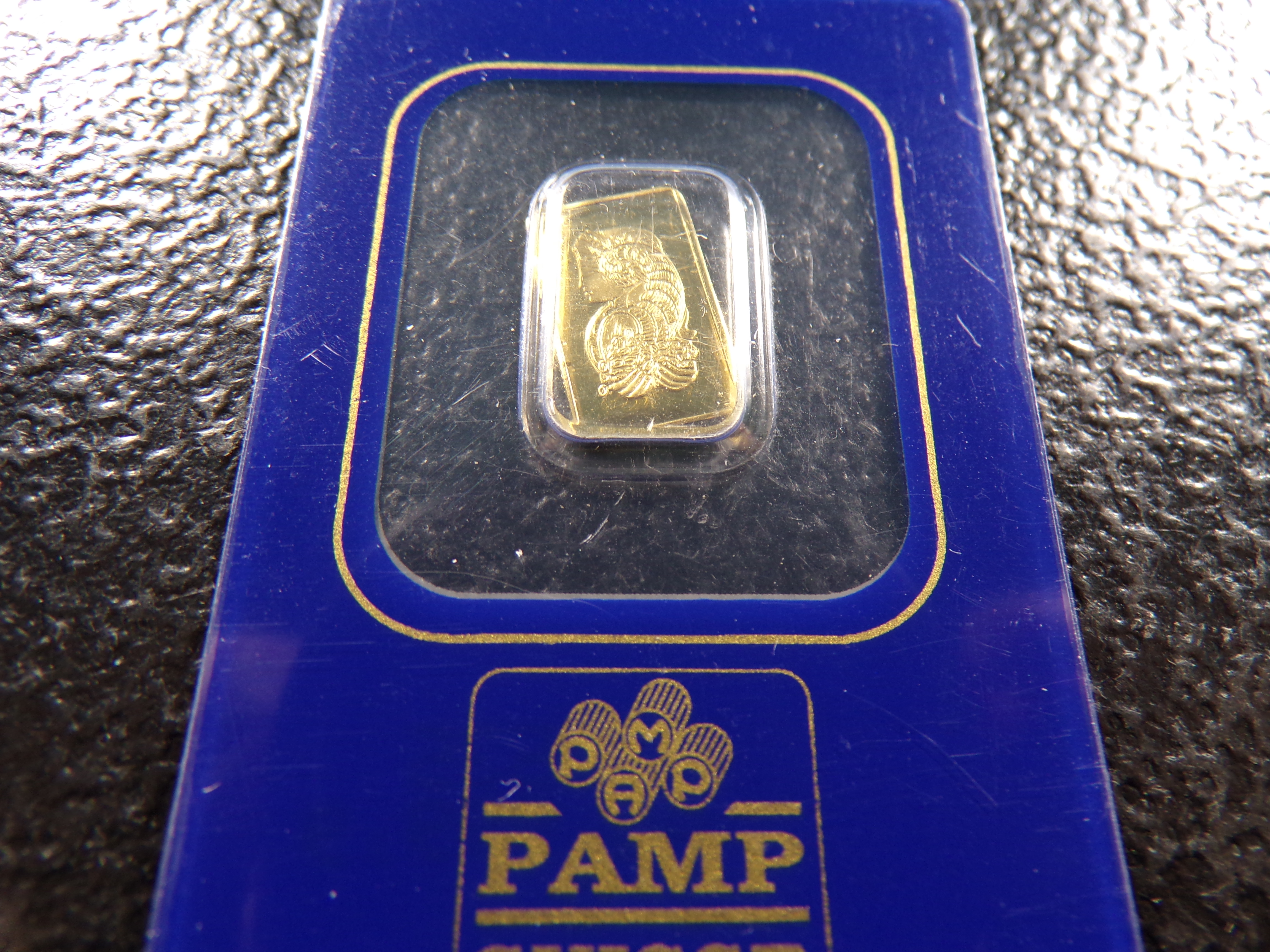 PAMP 1 GRAM 999,9 FINE GOLD BAR