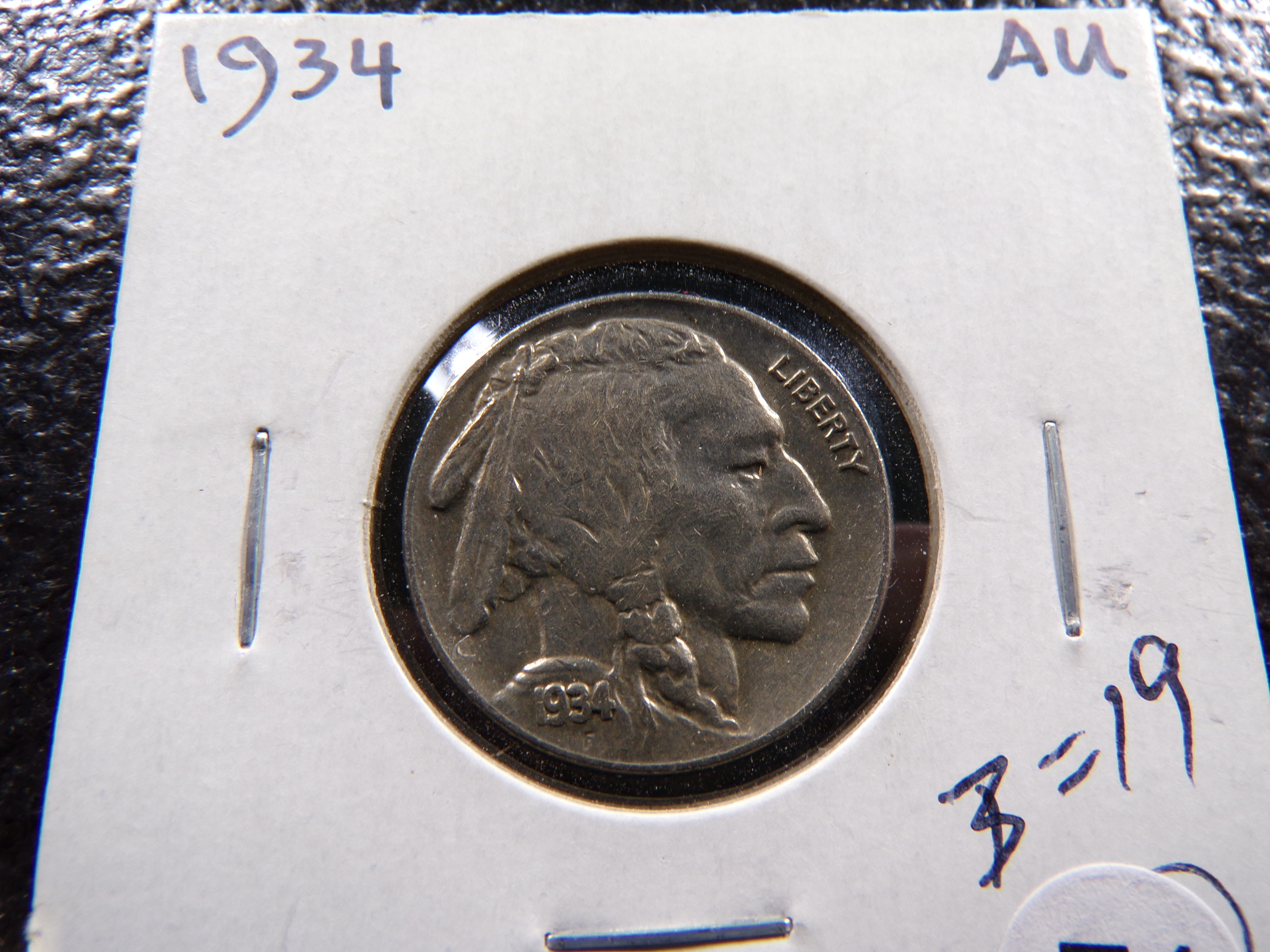 1934 INDIAN HEAD BUFFALO NICKEL