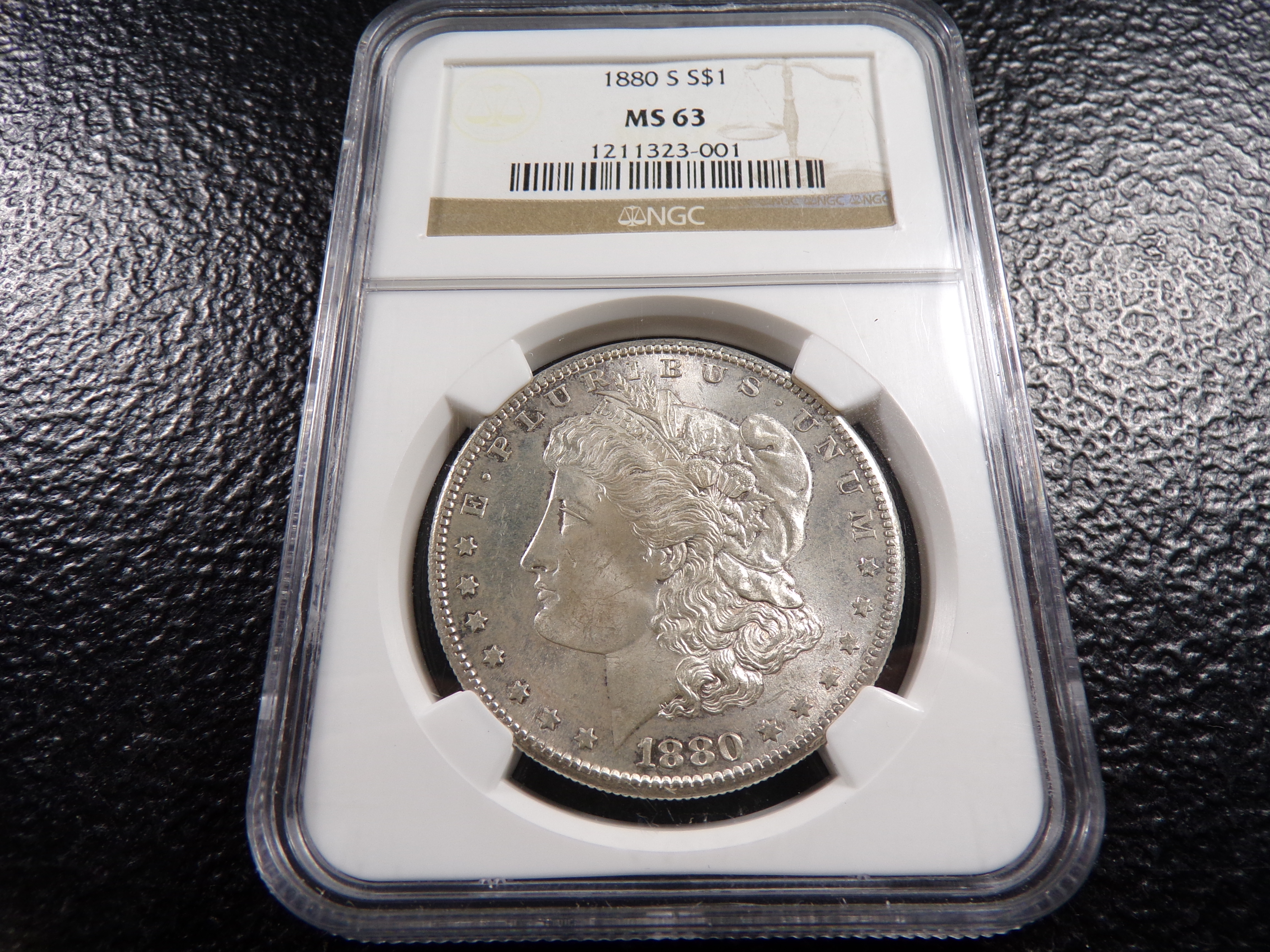 1880-S NGC MS63 MORGAN SILVER DOLLAR