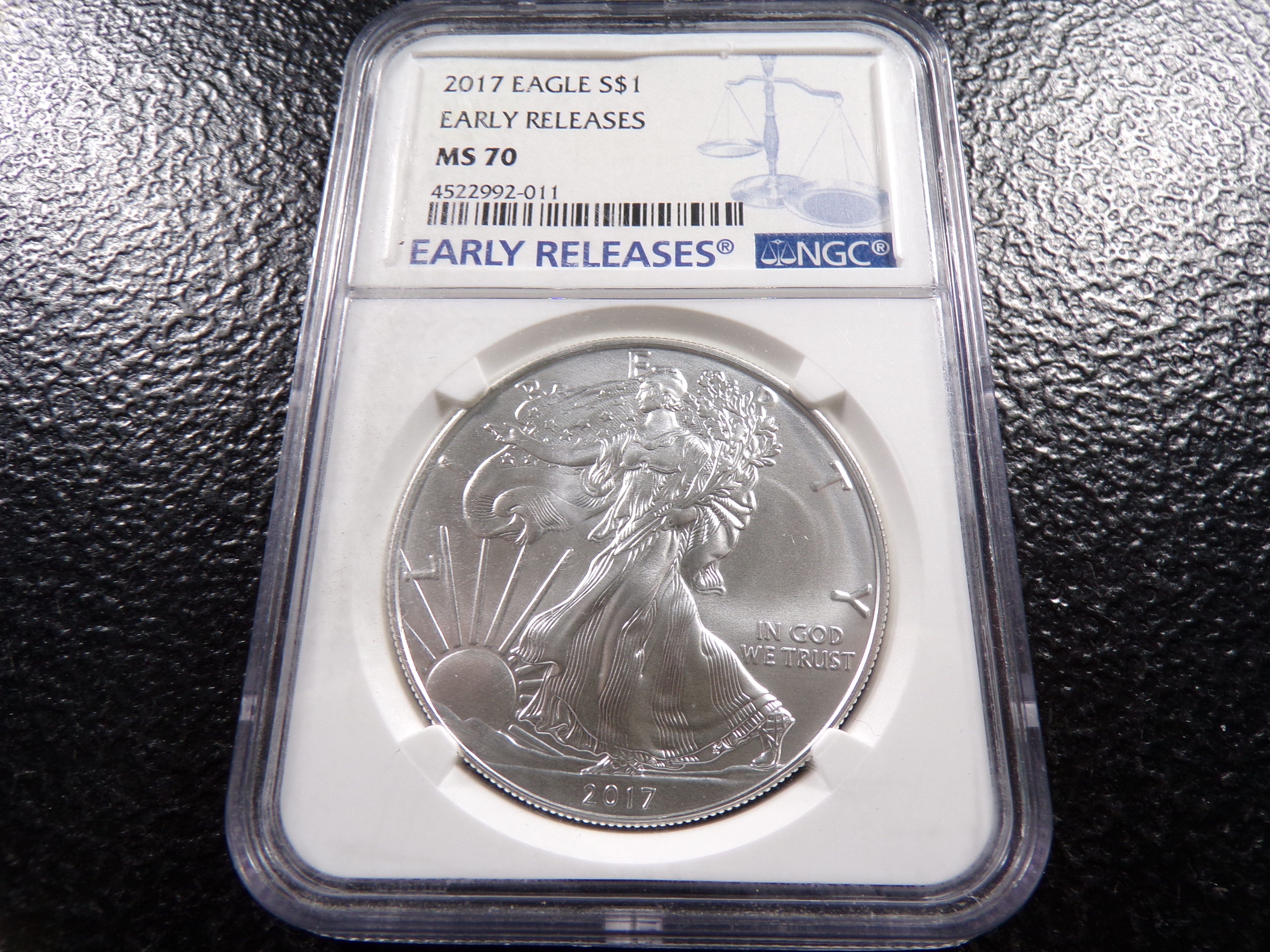 2017 NGC MS70 EARLY RELEASES AMERICAN SILVER EAGLE DOLLAR