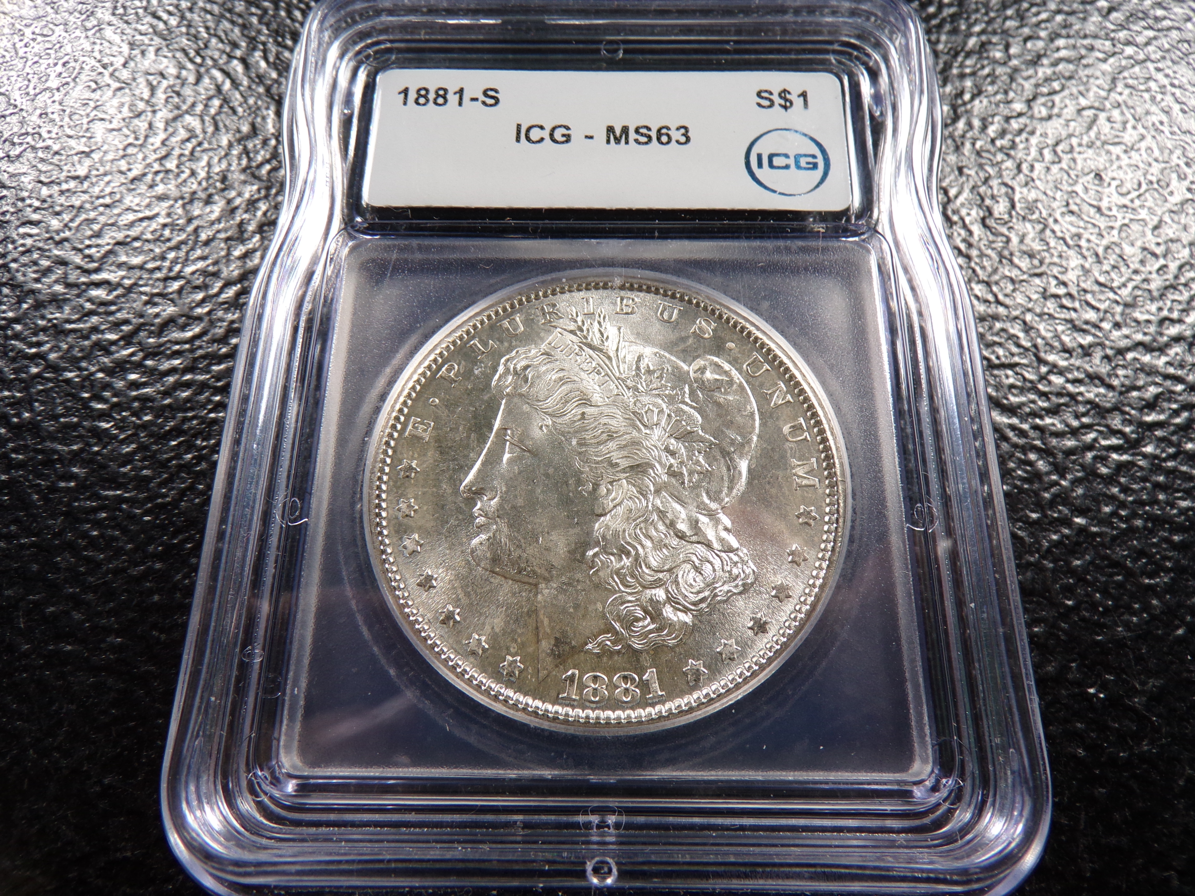 1881-S ICG MS63 MORGAN SILVER DOLLAR