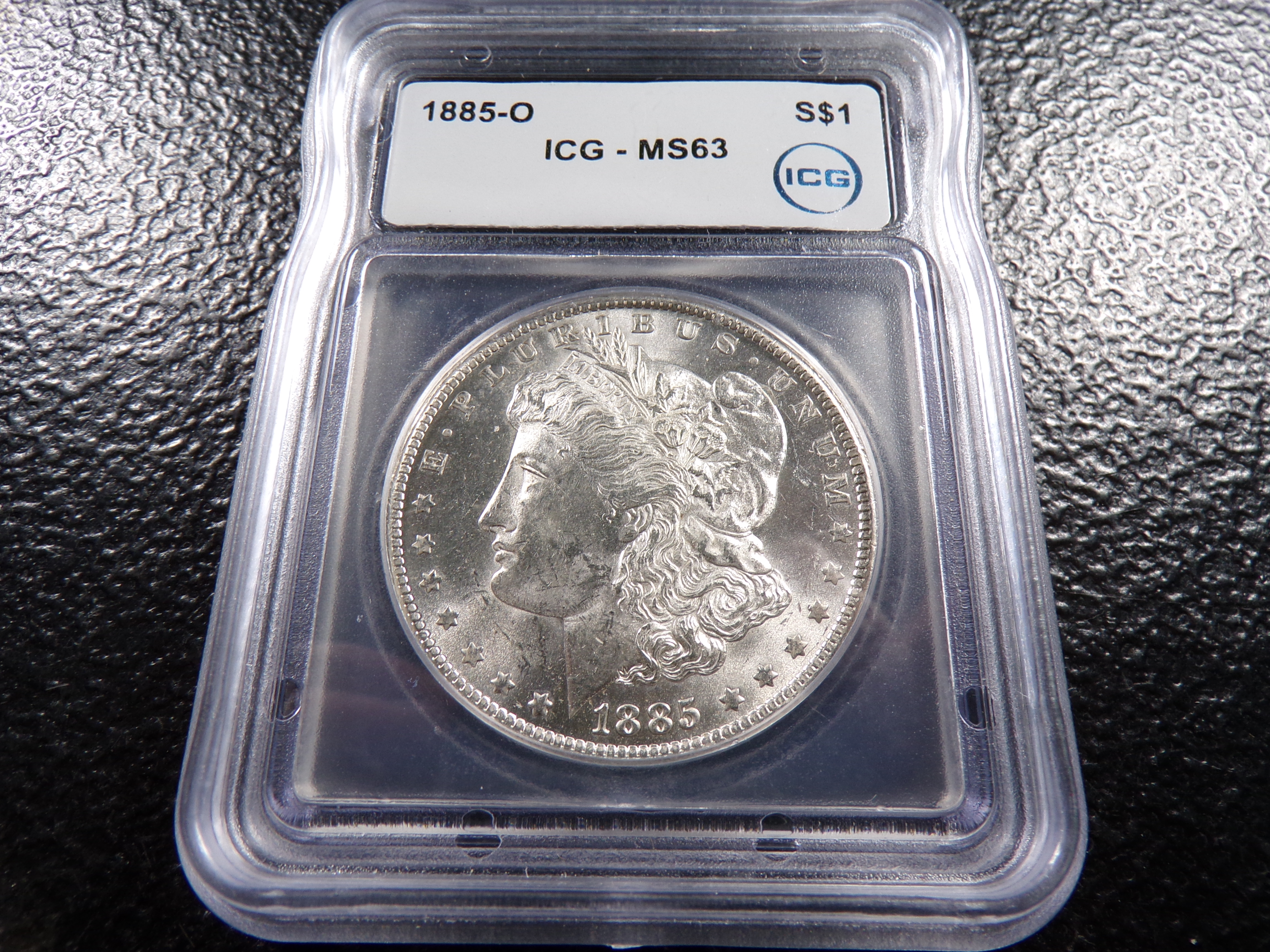 1885-O ICG MS63 MORGAN SILVER DOLLAR