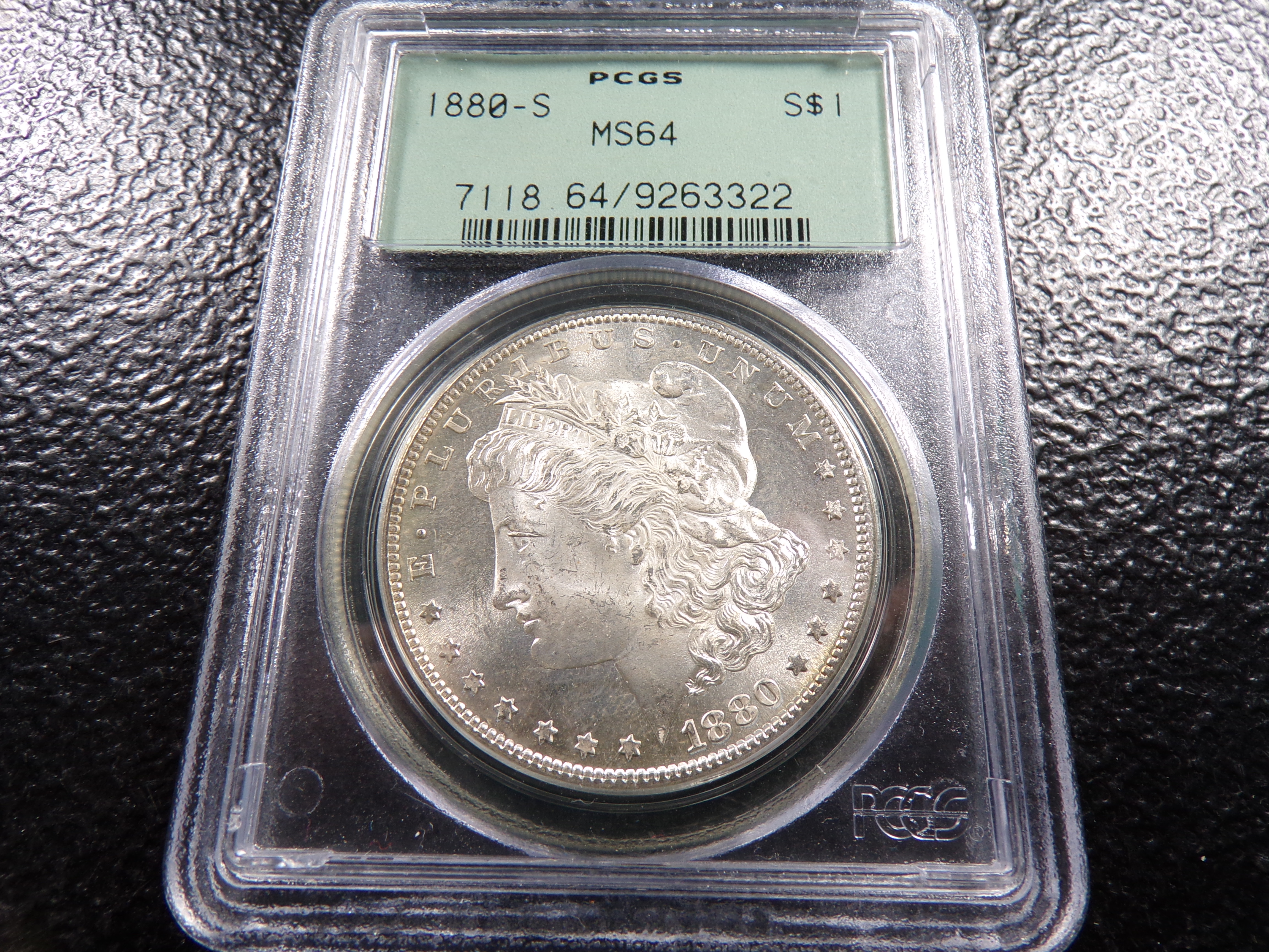 1880-S PCGS MS64 HIGH GRADE MORGAN SILVER DOLLAR