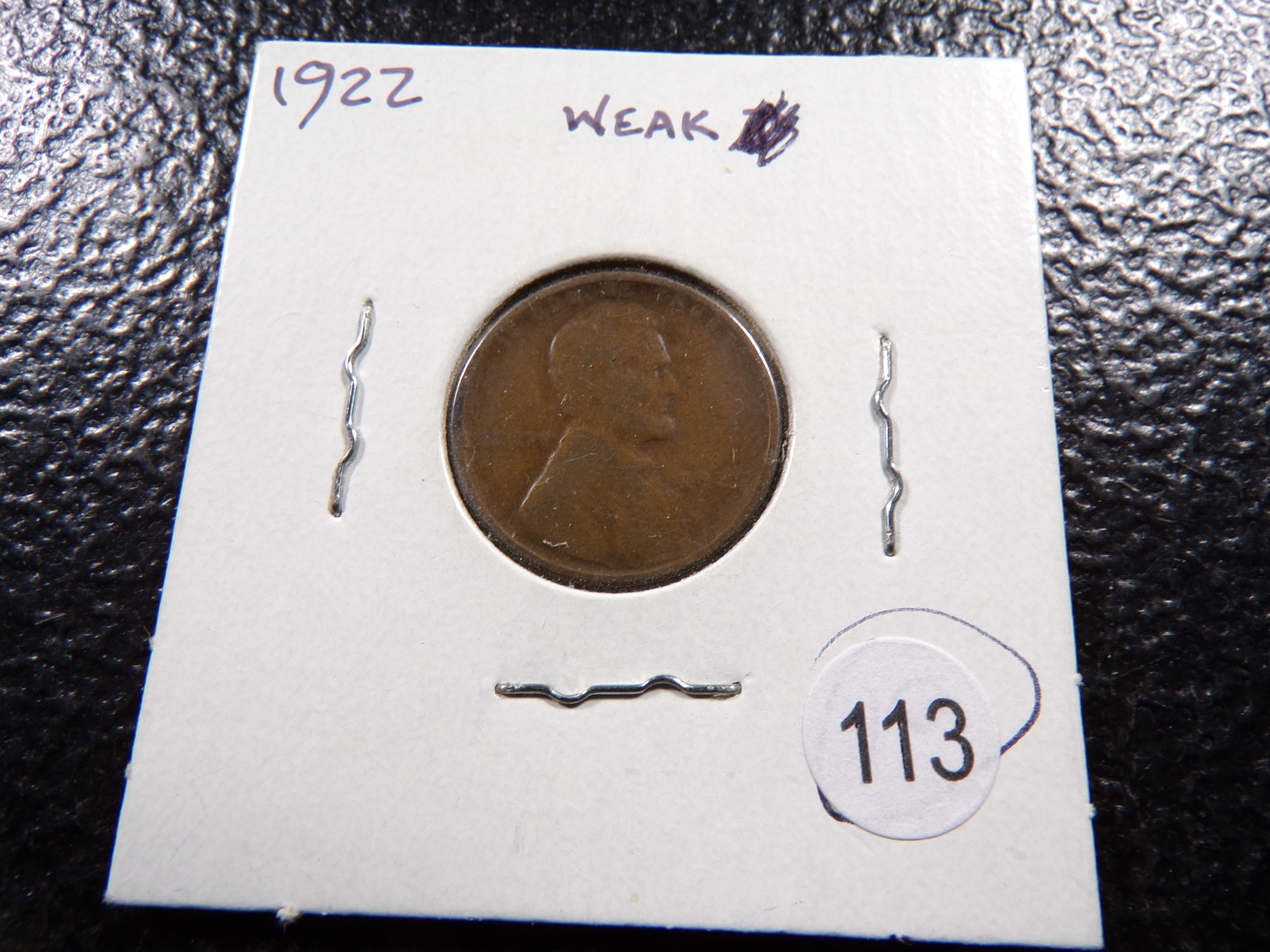 1922-D WEAK D LINCOLN WHEAT CENT
