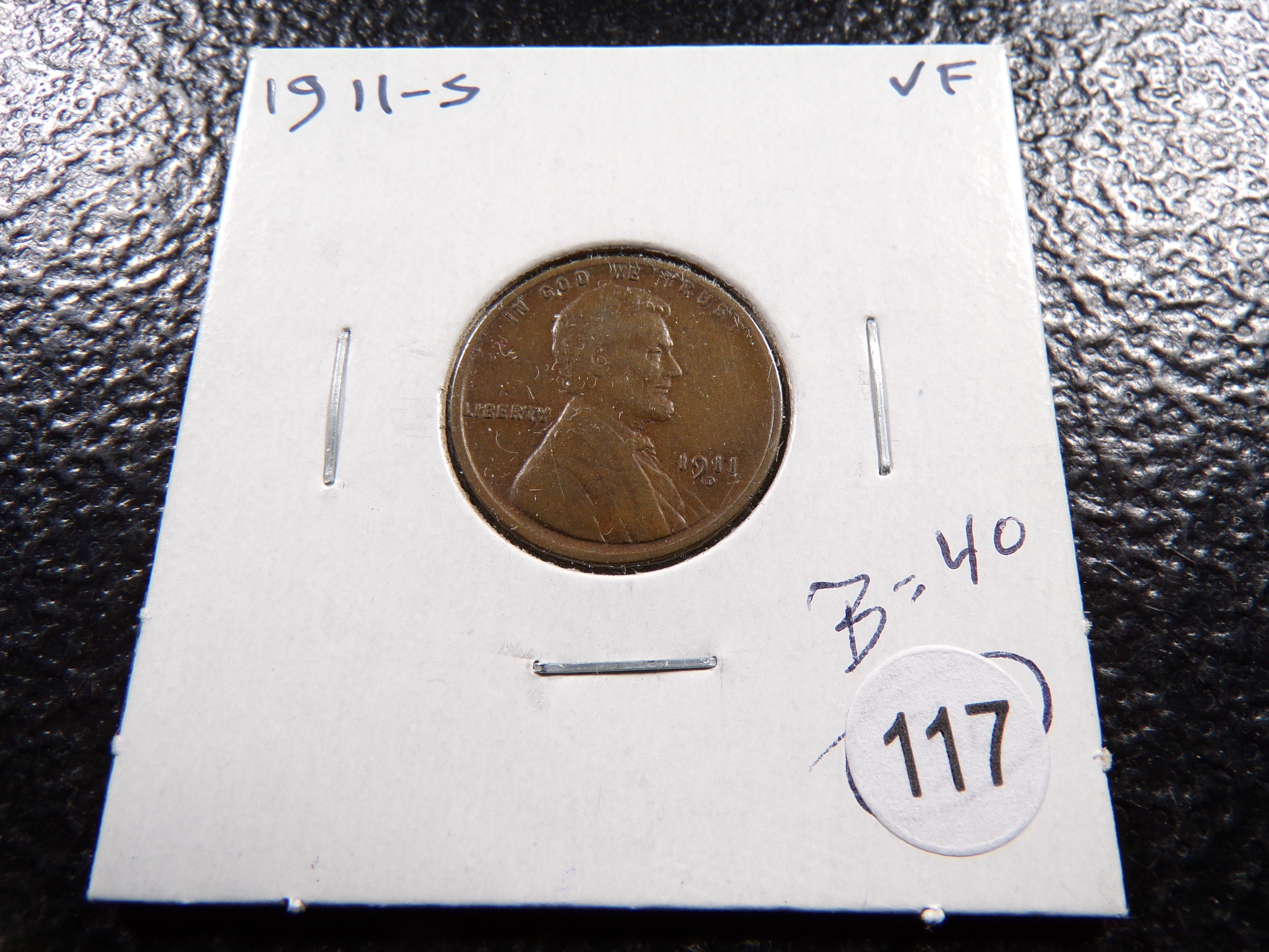 1911-S LINCOLN WHEAT CENT