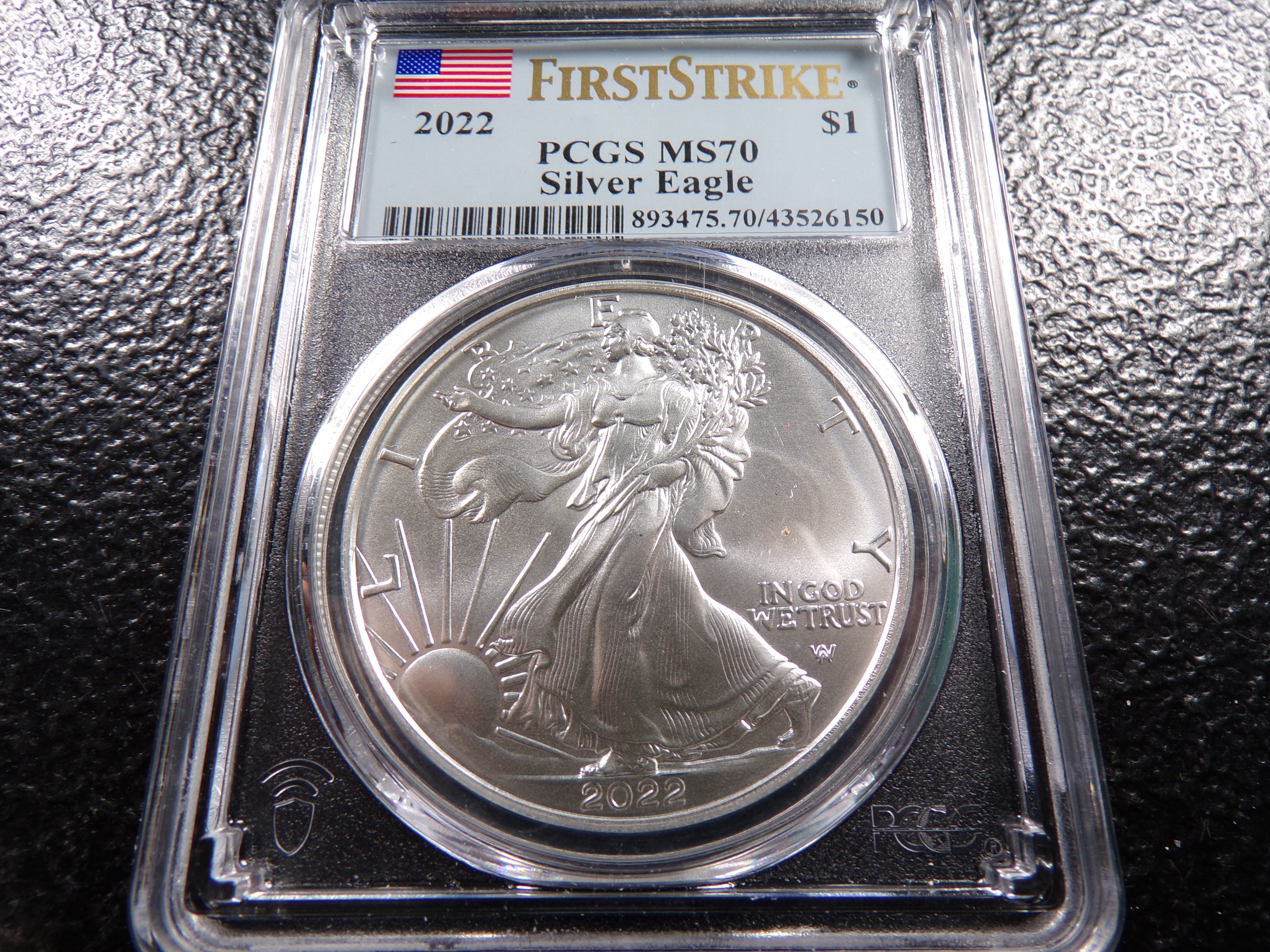 2022 PCGS MS70 FIRST STRIKE AMERICAN SILVER EAGLE DOLLAR